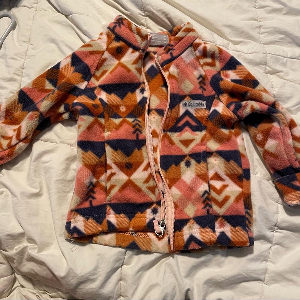 GUC Columbia Multicolor Fleece Jacket Toddler